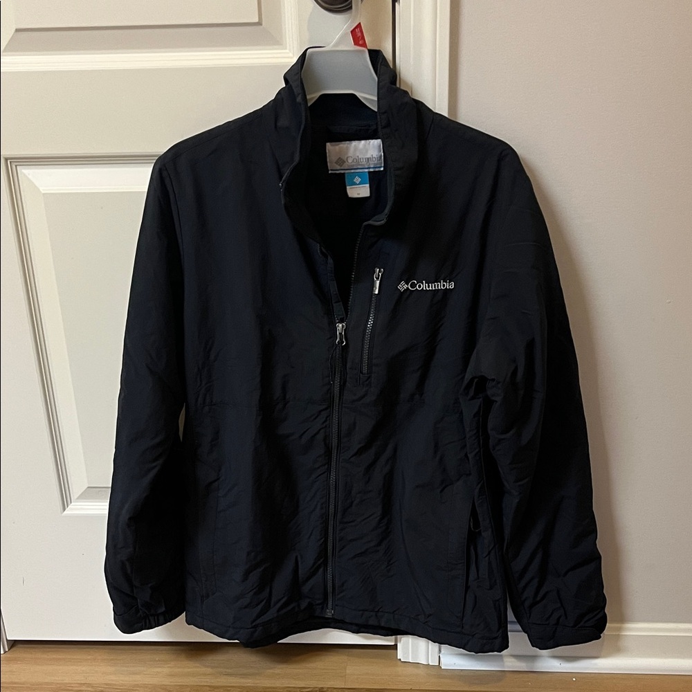 Columbia Black Fleeced Lined Jacket with Full-Zip